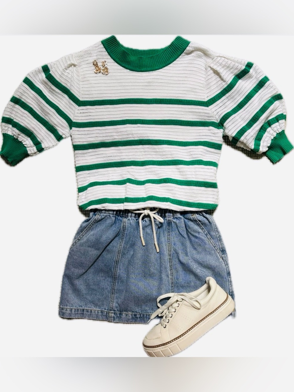 Steve Madden Kohana Denim Skort